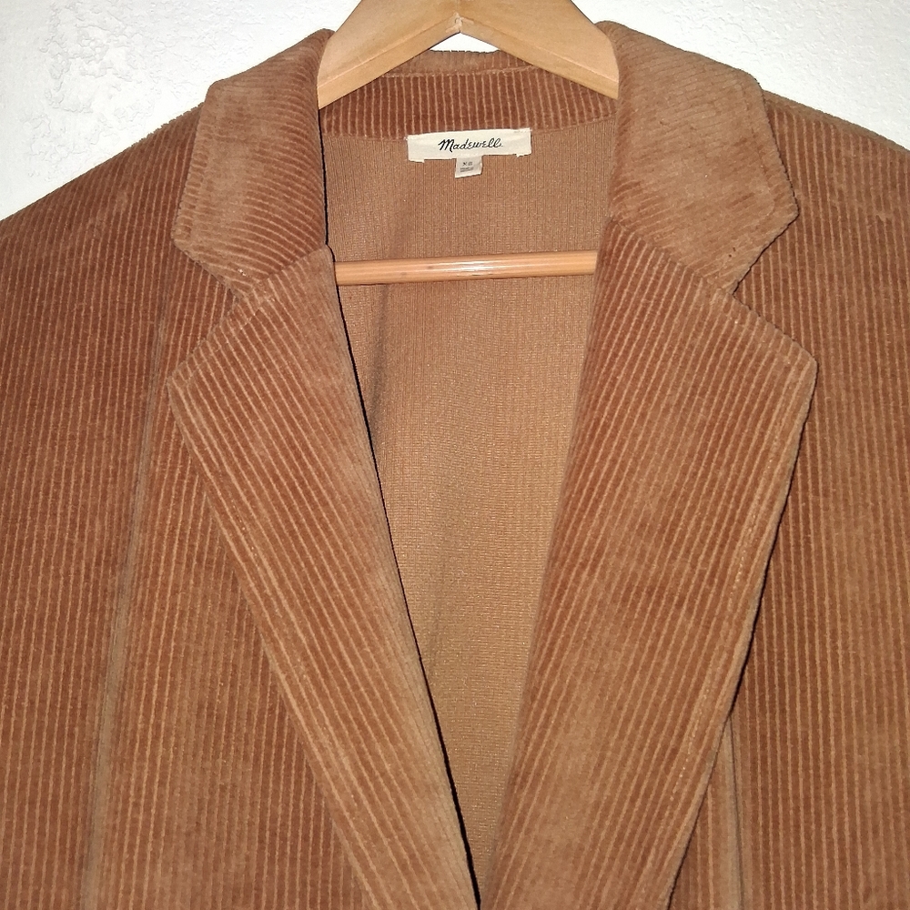 MADEWELL Redford Corduroy Knit Blazer - Picture 7 of 9
